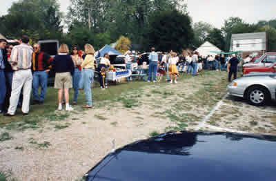 Michigan Football Parking Lot Tailgating